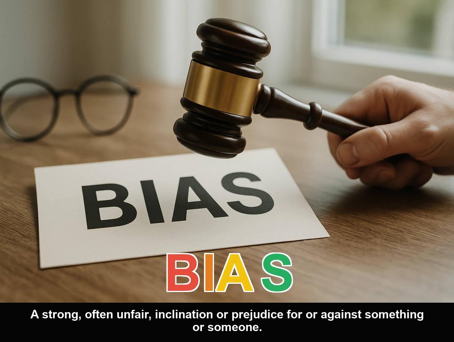 English Illustration for bias